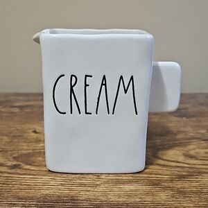 Rae Dunn Ivory Ceramic Cream Container NWOT